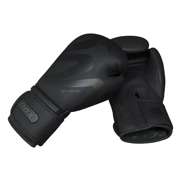 Боксерские перчатки RDX F15 Noir Matte Black 16 унцій (BGR-F15MB-16oz) изображение 6