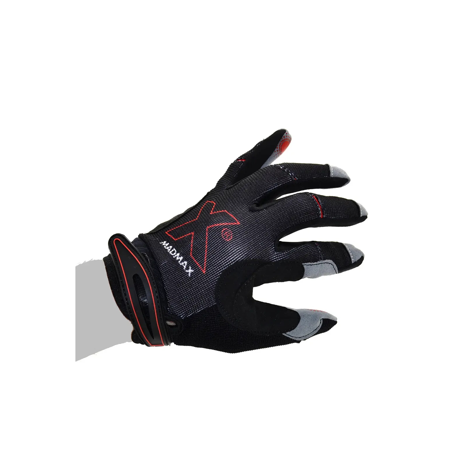 Рукавички для фітнесу MadMax MXG-103 X Gloves Black/Grey L (MXG-103-BLK_L) зображення 2