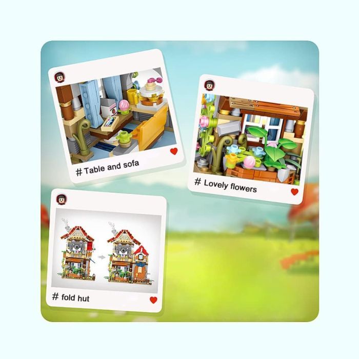 Конструктор LOZ mini Лесная хижина без фигурок (1225) изображение 2