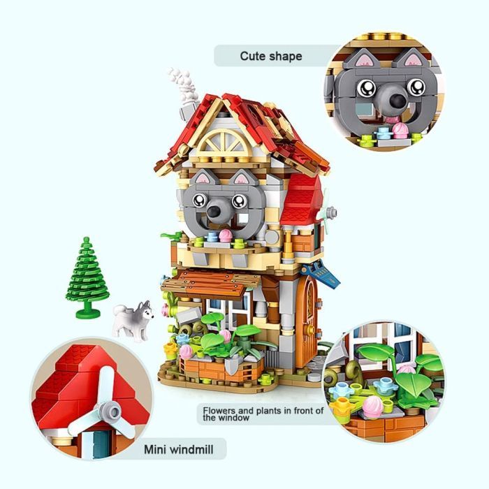 Конструктор LOZ mini Лесная хижина без фигурок (1225) изображение 3