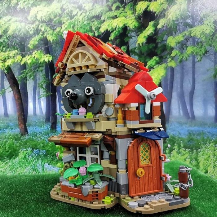 Конструктор LOZ mini Лесная хижина без фигурок (1225) изображение 6