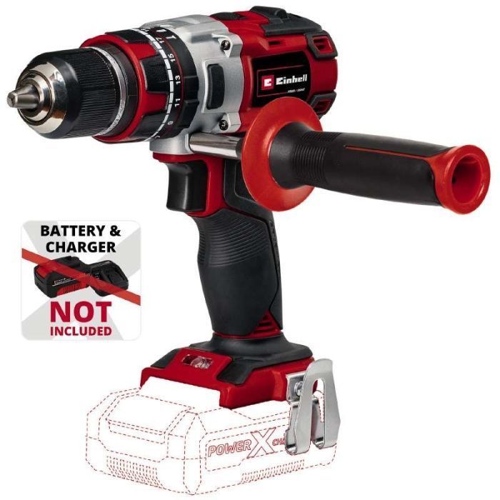 Шуруповерт Einhell TP-CD 18/80 Li-i BL - Solo, PXC 18В, 80Нм (без АКБ та ЗП) (4514305) зображення 2