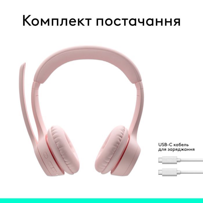 Наушники Logitech Zone 300 Bluetooth Graphite (981-001407) изображение 10