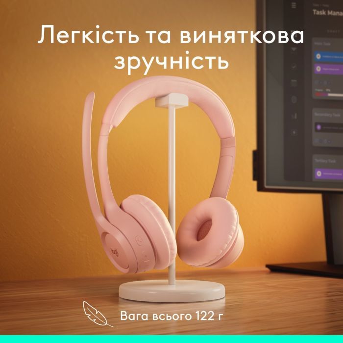 Наушники Logitech Zone 300 Bluetooth Graphite (981-001407) изображение 8