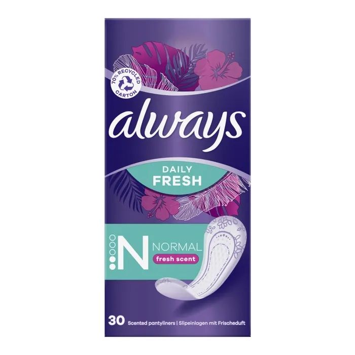 Щоденні прокладки Always Daily Fresh Normal Свіжий аромат 30 шт. (8700216461818) зображення 2