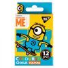 Мел Yes цветной квадратный 12 шт 6 кол Minions (400391)