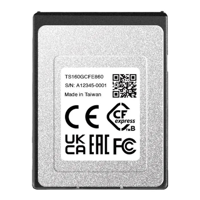 Карта памяти Transcend 160GB CFExpress Gen3x2 (TS160GCFE860) изображение 2
