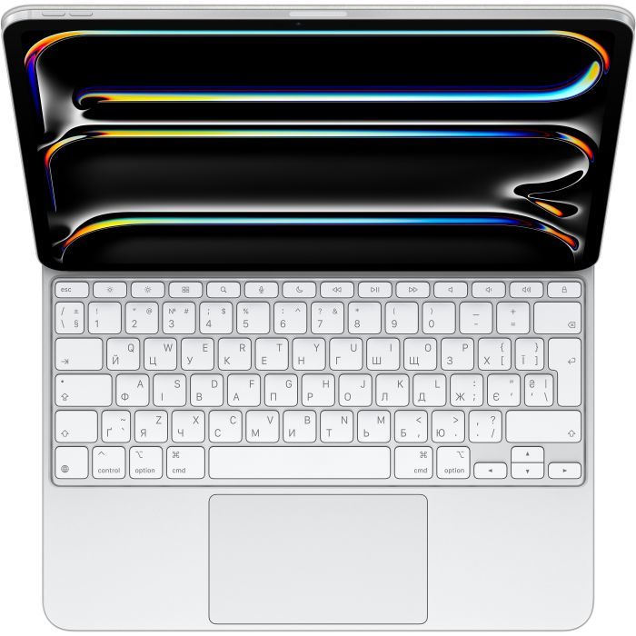 Чехол для планшета Apple Magic Keyboard for iPad Pro 13inch (M4) - Ukrainian - Black,Model A2974 (MWR53UA/A)
