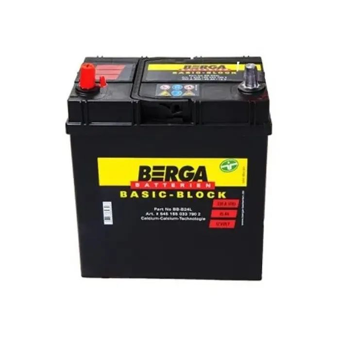 Аккумулятор автомобильный Berga Basicblock 35Ah ASIA (+/-) ТК (300EN) (5351190307902)