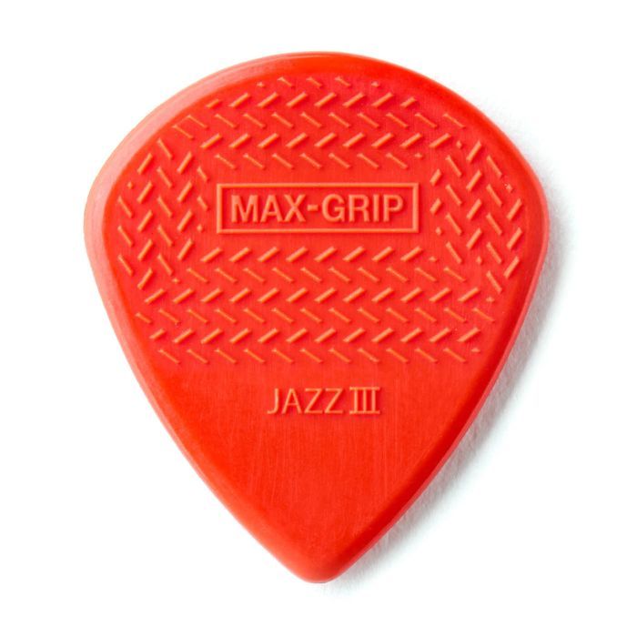 Медиатор Jim Dunlop Max-Grip Jazz III Nylon Pick 6 шт. (471P3N)