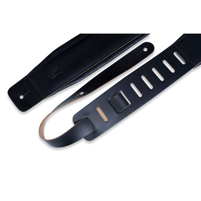 Ремінь для гітари Levy's Heirloom Series Guitar Strap Black (DM1PD-BLK) зображення 3