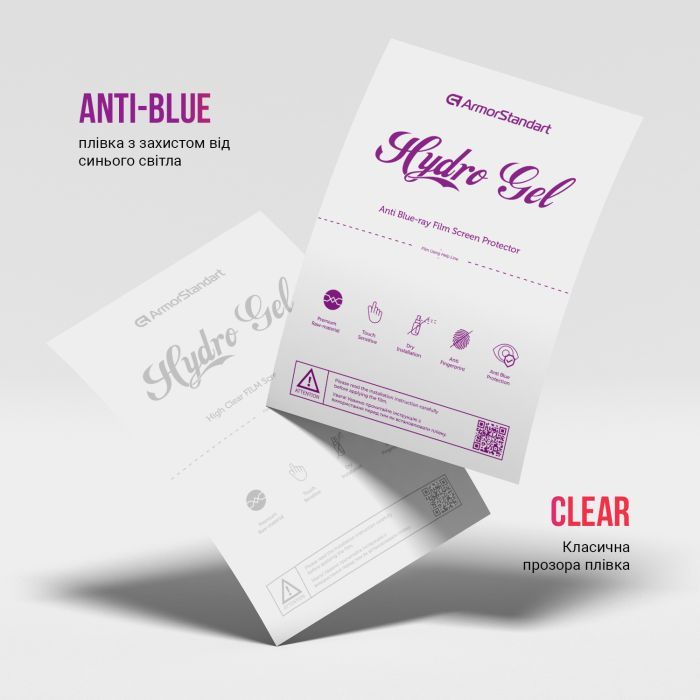 Пленка защитная Armorstandart Kit Clear + Anti-Blue Samsung A15 4G (A155) (ARM80685) изображение 2