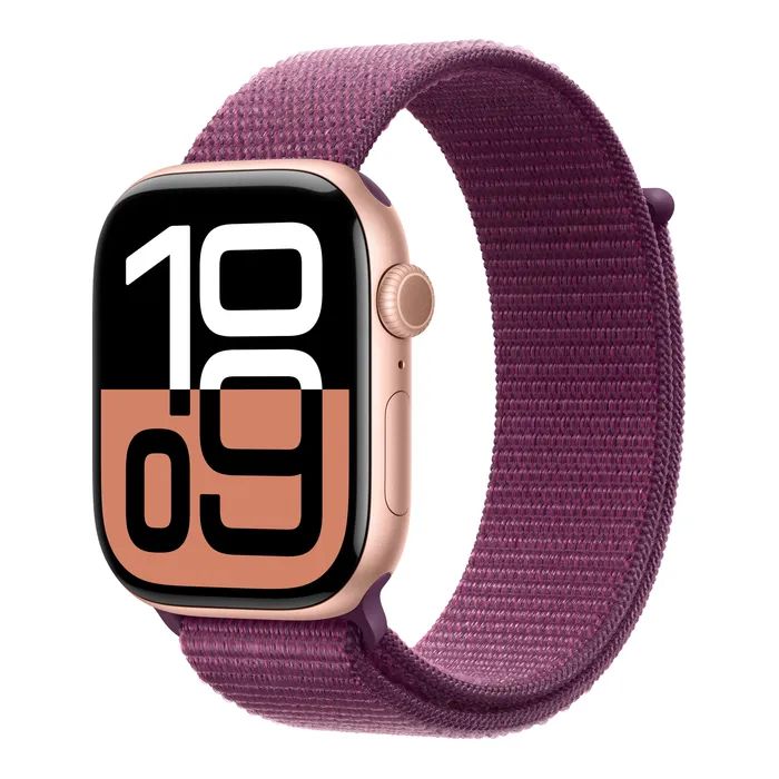 Смарт-годинник Apple Watch Series 10 GPS 46mm Jet Black Aluminium Case with Ink Sport Loop (MWWR3QH/A)
