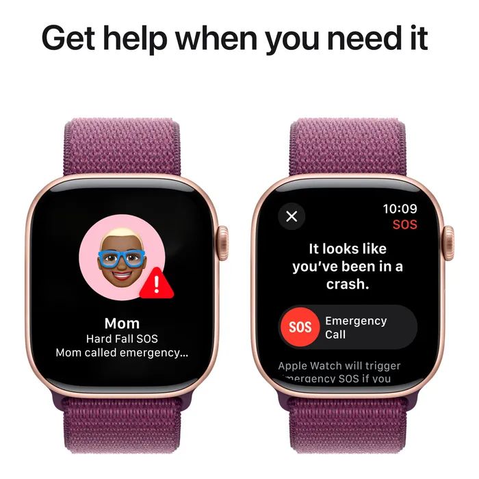 Смарт-годинник Apple Watch Series 10 GPS 46mm Jet Black Aluminium Case with Ink Sport Loop (MWWR3QH/A) зображення 6