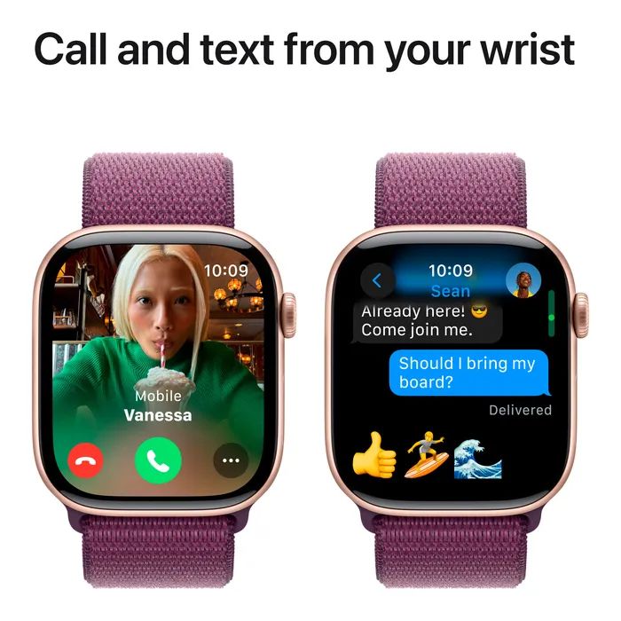 Смарт-годинник Apple Watch Series 10 GPS 46mm Jet Black Aluminium Case with Ink Sport Loop (MWWR3QH/A) зображення 7