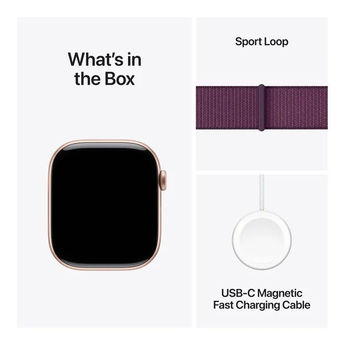 Смарт-годинник Apple Watch Series 10 GPS 46mm Jet Black Aluminium Case with Ink Sport Loop (MWWR3QH/A) зображення 9
