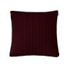 Наволочка Прованс декоративная вязаная SOFT Бордо 45х45 (011698)