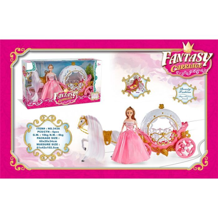 Игровой набор Mountainking Princess с каретой (6337460)