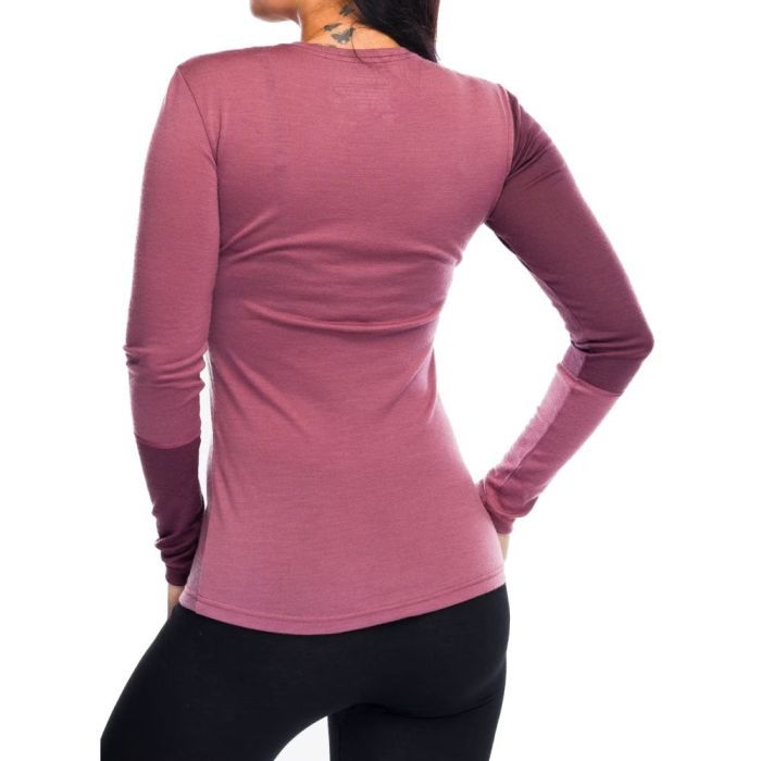 Термокофта Ortovox 185 Rock'n'Wool Long Sleeve Wms mountain rose - M (025.001.1019) изображение 4
