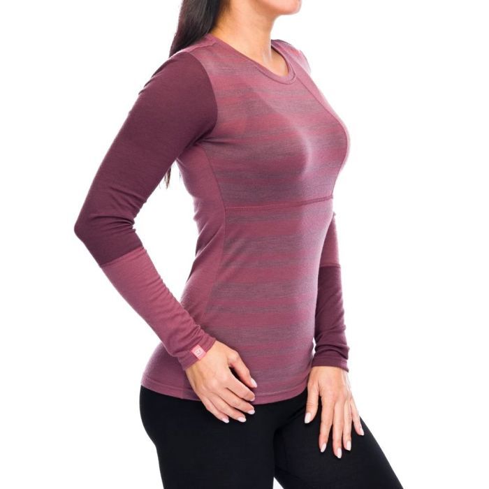 Термокофта Ortovox 185 Rock'n'Wool Long Sleeve Wms mountain rose - M (025.001.1019) изображение 5