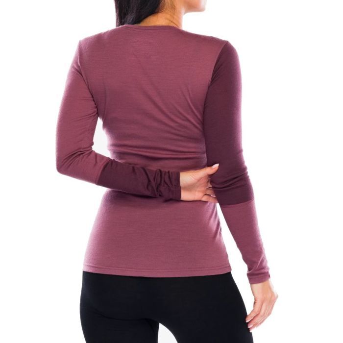 Термокофта Ortovox 185 Rock'n'Wool Long Sleeve Wms mountain rose - M (025.001.1019) изображение 6