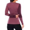 Термокофта Ortovox 185 Rock'n'Wool Long Sleeve Wms mountain rose - M (025.001.1019) изображение 6