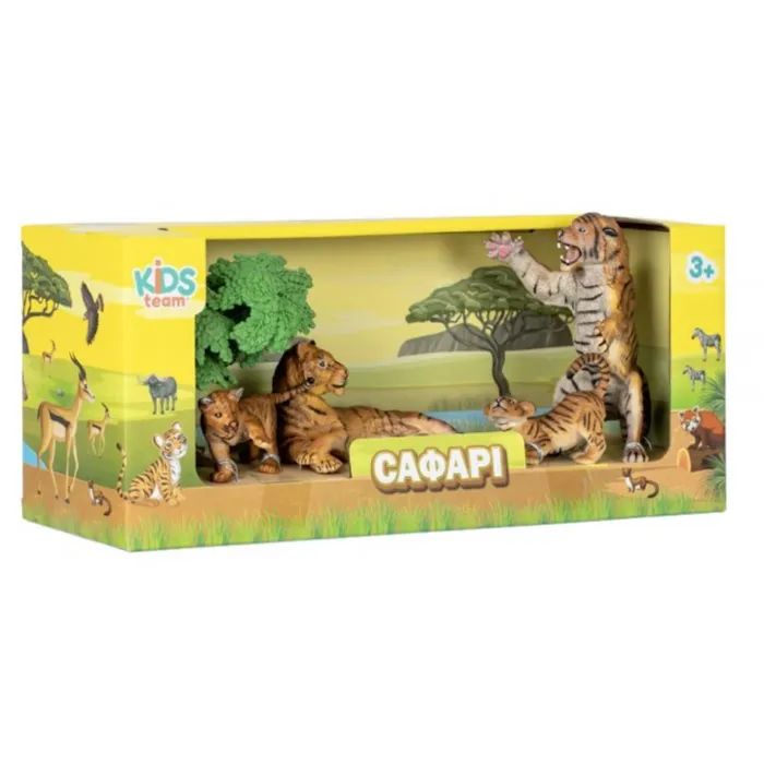 Фігурка Kids Team набір Сафарі родина Тигрів (Q9899-C18_1) зображення 2