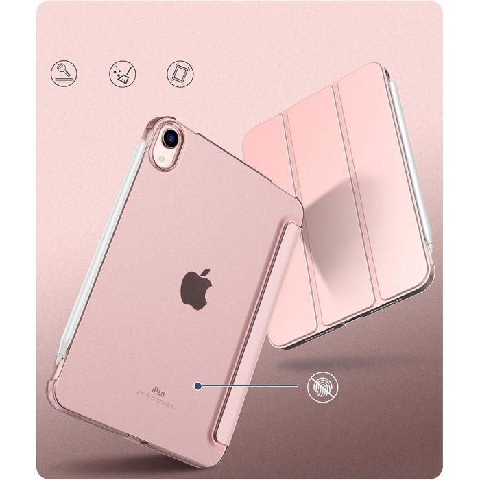 Чехол для планшета BeCover Tri Fold Hard Apple iPad Mini 7 2024 Pink (712454) изображение 3