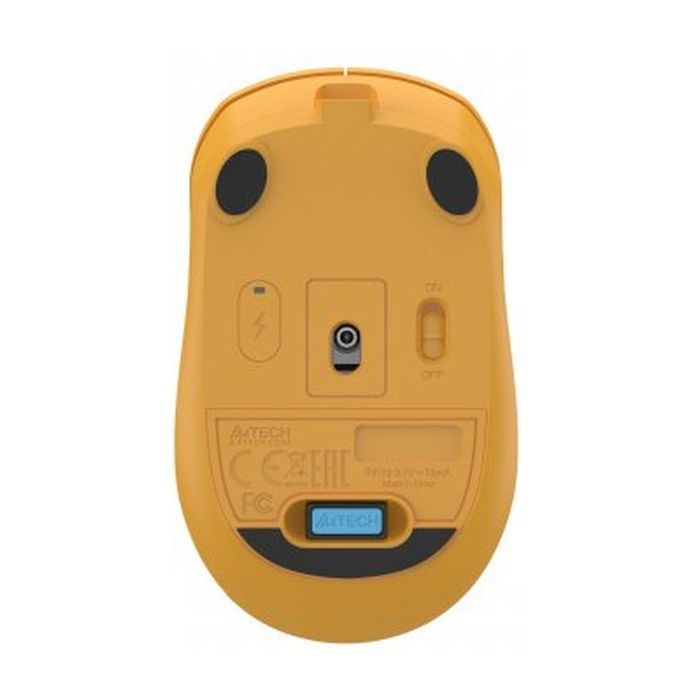 Мишка A4Tech FG15CS Air2 Wireless Yellow (4711421001236) зображення 10