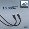 Дата кабель USB-C to USB-C 1.0m USB 4.0 Gen3 40G 240W 8K silicone black Digitus (AK-300344-010-S) зображення 7