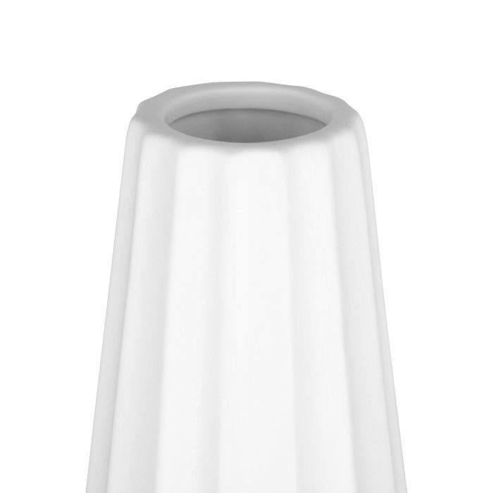 Ваза Ardesto Molize, 8.5х27.5см, порцеляна, сірий (AR3810G) зображення 3