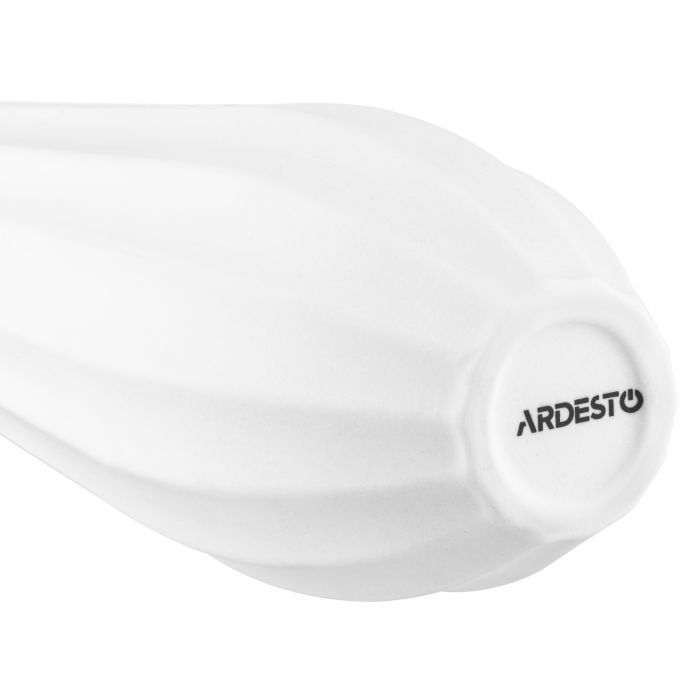 Ваза Ardesto Molize, 8.5х27.5см, порцеляна, сірий (AR3810G) зображення 5