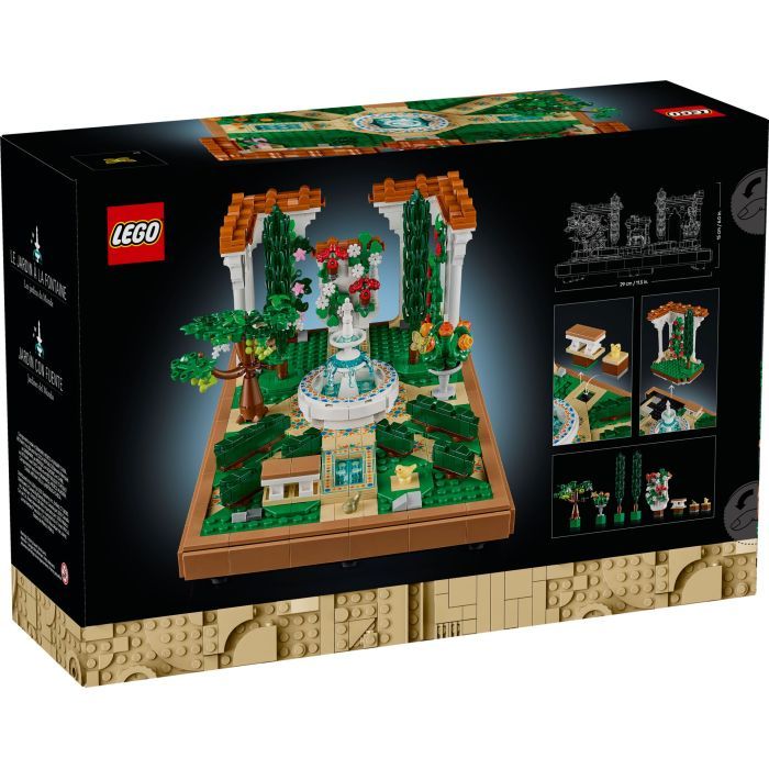 Конструктор LEGO Icons Сад фонтанів (10359) зображення 7