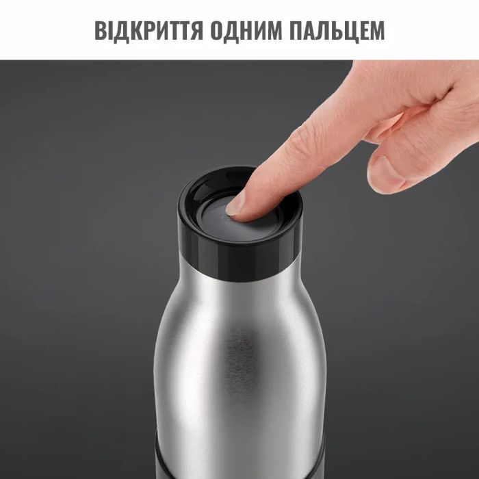 Термос Tefal Bludrop, 700мл, нержавіюча сталь, чорний (N3111110) изображение 5