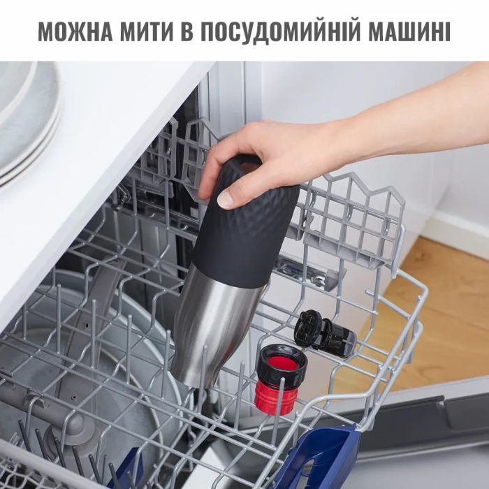 Термос Tefal Bludrop, 700мл, нержавіюча сталь, чорний (N3111110) изображение 9