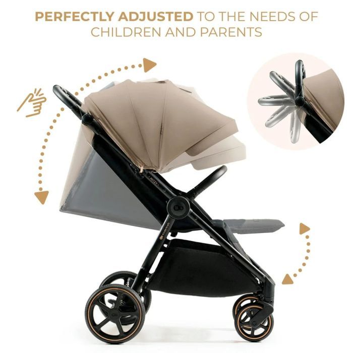 Коляска Kinderkraft Mitzy Linen Beige (KSMITZ00BEG0000) (5902533924356) зображення 7