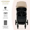 Коляска Kinderkraft Mitzy Linen Beige (KSMITZ00BEG0000) (5902533924356) зображення 8