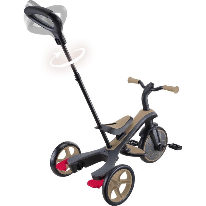 Детский велосипед Globber Explorer Trike 4 в 1, розовый (634-110) изображение 4
