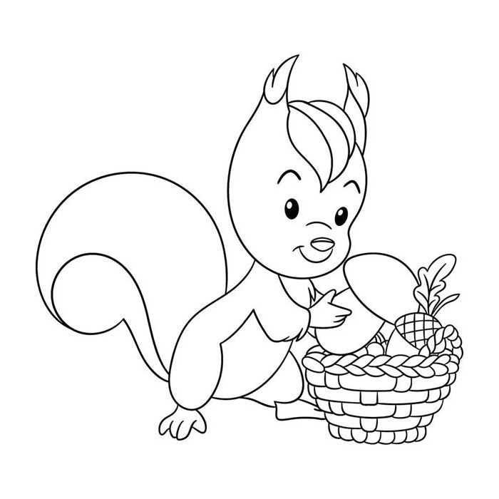 Картина по номерам ArtCraft Білочка 25х30 см (15079-AC) зображення 2