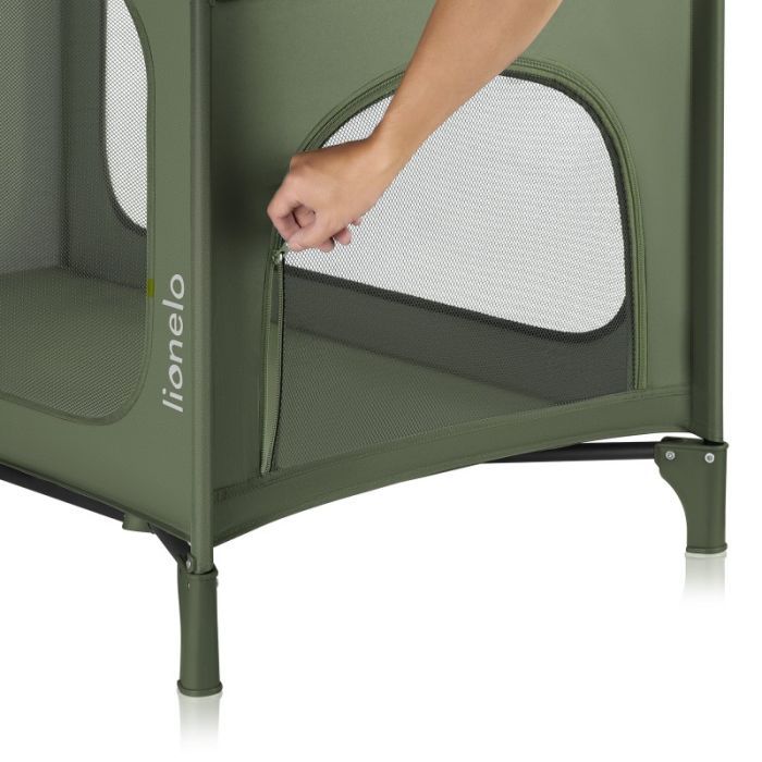 Детский манеж Lionelo JASMIN EASY FOLD GREEN OLIVE (LO-JASMIN EASY FOLD GREEN OLIVE) изображение 9