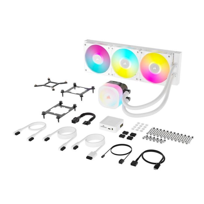 Система рідинного охолодження Corsair iCUE LINK TITAN 360 RX RGB White (CW-9061021-WW) зображення 4