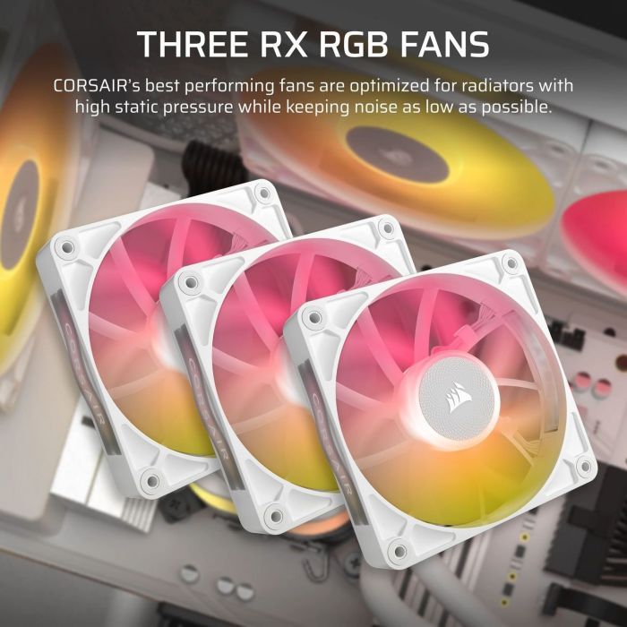 Система рідинного охолодження Corsair iCUE LINK TITAN 360 RX RGB White (CW-9061021-WW) зображення 7