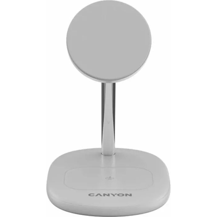 Зарядний пристрій Canyon wireless charger WCS-205 15W Qi2 2in1 Black (CNS-WCS205B) зображення 2