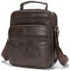 Сумка Vintage На одно отделение Коричневая (20246) изображение 2