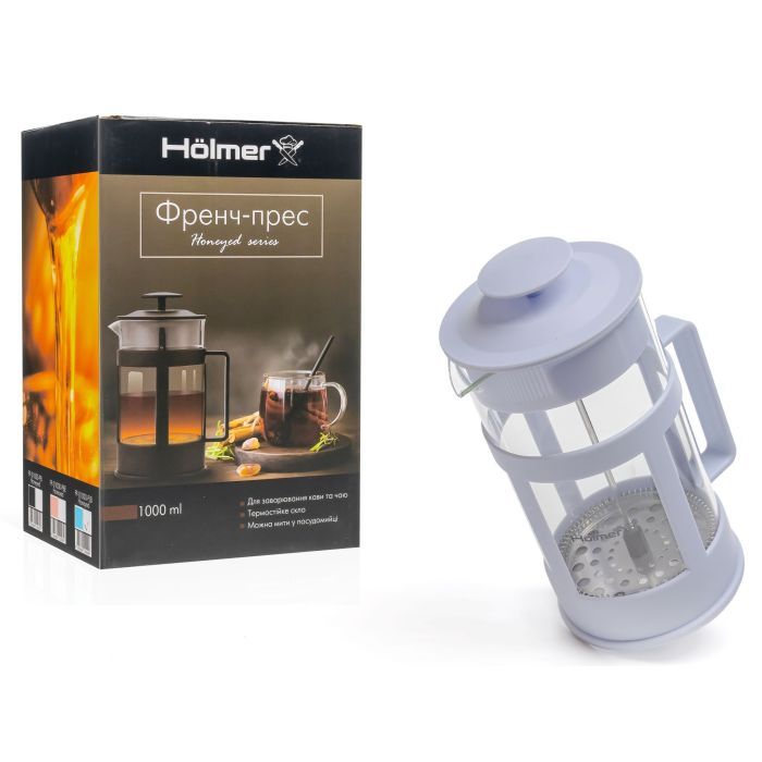 Френч-прес Hölmer Honeyed Бежевий 1 л (FP-01000-PBE Honeyed) зображення 7
