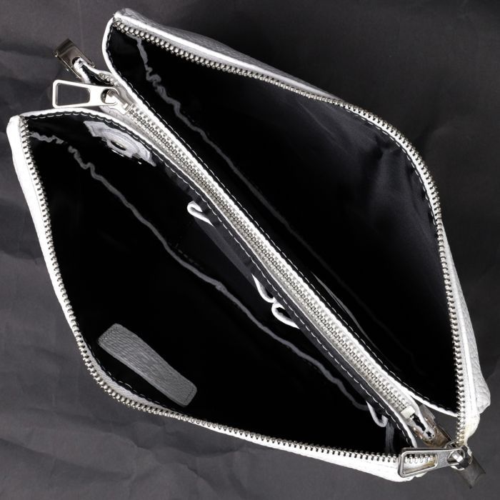 Сумка Grande Pelle Из натуральной кожи Белая (11635) изображение 3