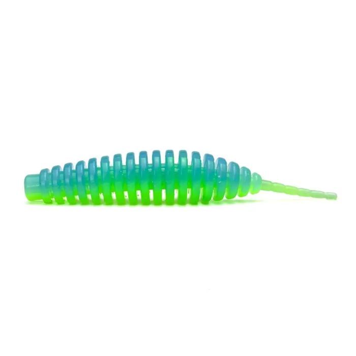 Силикон рыболовный FishUP Tanta 2.5" 206 - Sky/Chartreuse (8шт/уп) (1864.14.53)