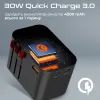 Зарядное устройство Promate tripmate-gan65.black изображение 7