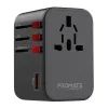 Зарядное устройство Promate tripmate-gan65.black