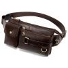 Сумка Vintage Поясная мужская Коричневая (14897) изображение 3